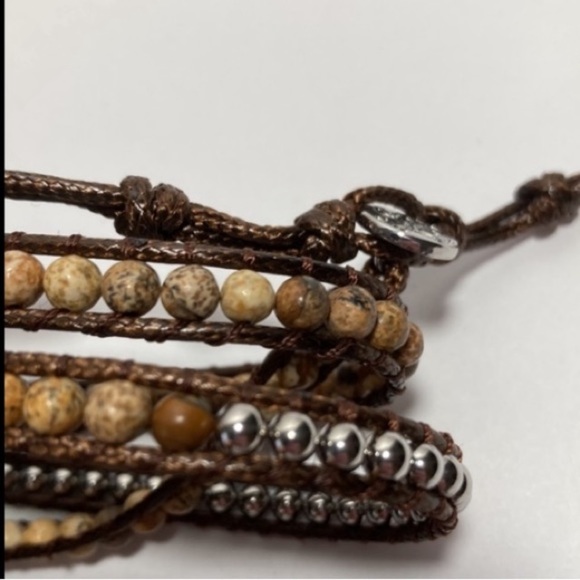 Rustic Cuff Boho Trio Bracelet Set - Picture 7 of 8